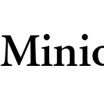 Minion Cyr Regular