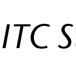 ITCStoneSansW10-MediumItal