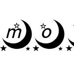 moon font