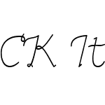 CK Italic