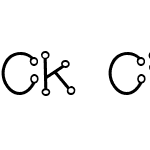 Ck Circle Serif