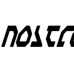 Nostromo Condensed Italic