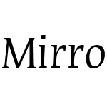 Mirror Condensed