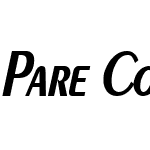 Pare Condensed