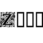 Ornamental Initials Z