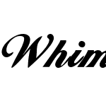 Whimsi Script SSK