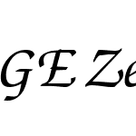 GE Zebra Script