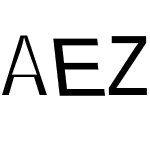 AEZ not your mom's ariel font