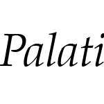 Palatino LT Light