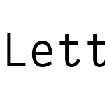 LetterGothic LT