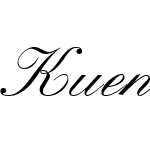 KuenstlerScript LT Medium