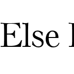 Else LT Medium