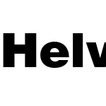 Helvetica LT Black