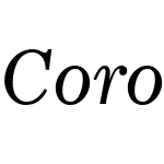 Corona LT Italic