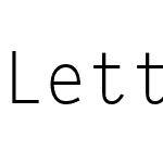 LetterGothic LT