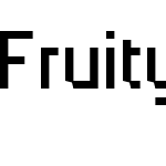 Fruity fonts