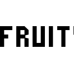 Fruity microfont