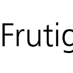 Frutiger LT 45 Light