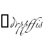 Zapfino Linotype Ligature