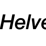 Helvetica 65 Medium