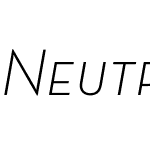 Neutra Text Light SC