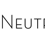 Neutra Text TF Light SC Alt