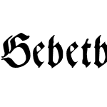 Gebetbuch Fraktur