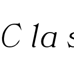 Classica Italic