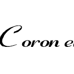 Coronet-SemiBold-Italic Wd