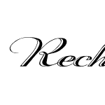 Rechtman Ex plain italic