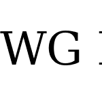 WG Pinyin Serif