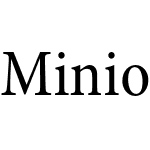 Minion Pro Cond