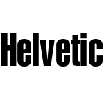 Helvetica LT Std ExtCompressed