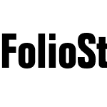 Folio Std Bold Condensed