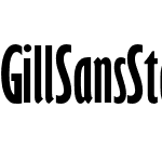 Gill Sans Std Bold ExtraCond