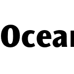 Ocean Sans Std XBold