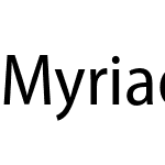 Myriad Pro SemiCond