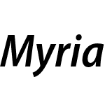 Myriad Pro Light SemiCond