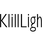 KlillLightCondensed