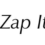 Zap Italic