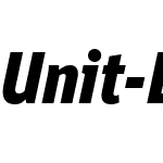 Unit-BlackItalic