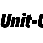 Unit-UltraAlternateItalic