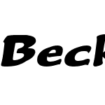 Becka Script LET