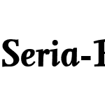 Seria-BoldItalic