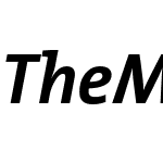 TheMixBold-Italic