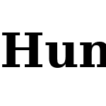 Hunky Serif