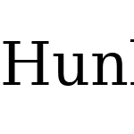 Hunky Serif