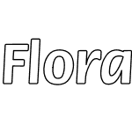 Flora-Bold Hollow