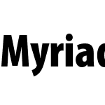 Myriad Pro Black Cond