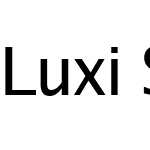 Luxi Sans